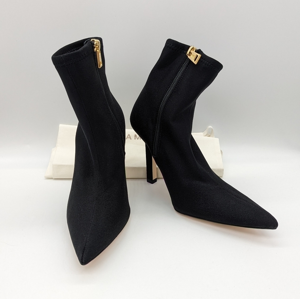 Good American Shoes Booties Womens Sz 5.5 Kickstand Neoprene Black 001 GA118N-X